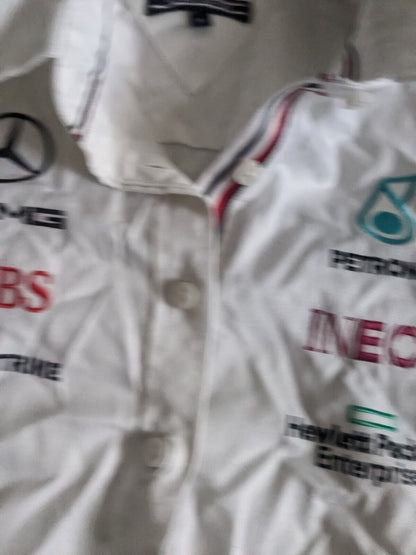 Mercedes F1 - Womens Team Issue Engineer Shirt - Medium