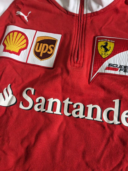 Ferrari F1 - 1/4 Zip Fleece Jumper - Large