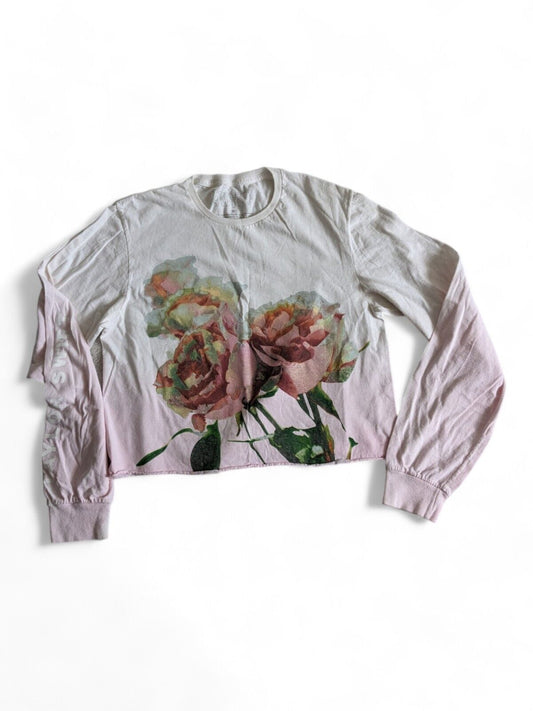 Taylor Swift - Lover Flowers Crop Top T-Shirt - Small