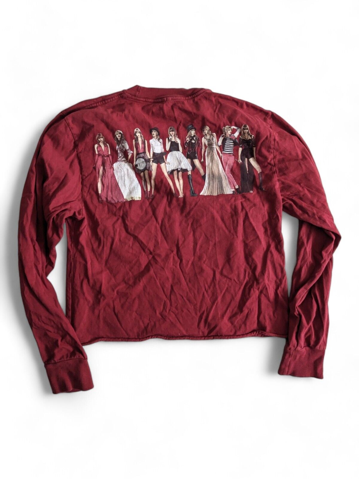 Taylor Swift - Red Long Sleeve T-Shirt - Medium