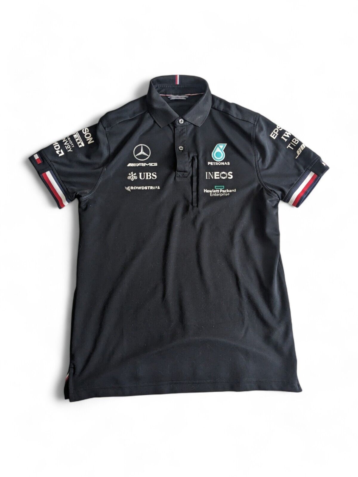 Mercedes F1 - Team Issue Tommy Hilfiger Polo Shirt - Medium (check measurements)