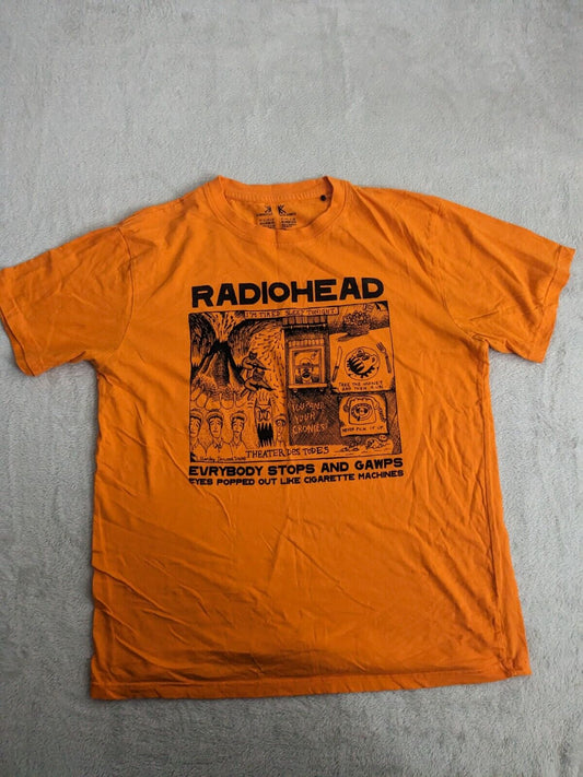 Radiohead - Orange WASTE T-Shirt - Large