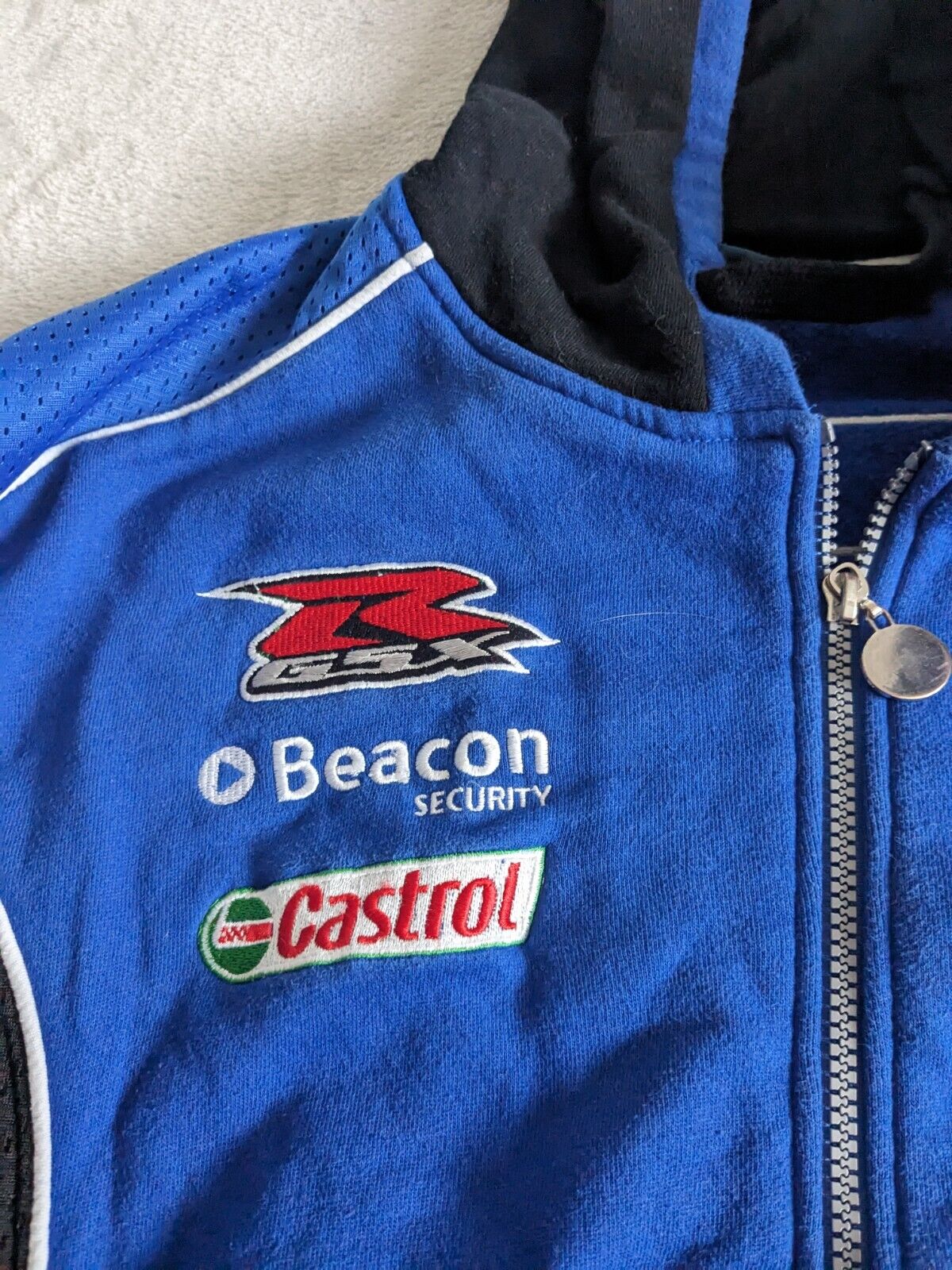 Suzuki Tyco Castrol Hoodie Jacket - Large