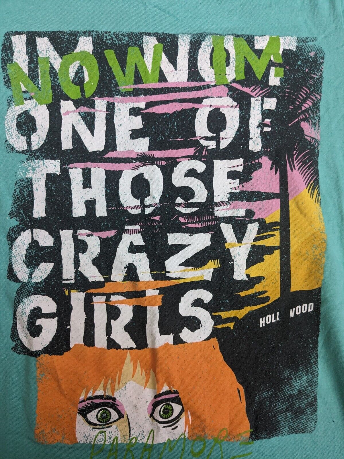 Vintage Paramore Crazy Girls 2013 Tour T-shirt Small