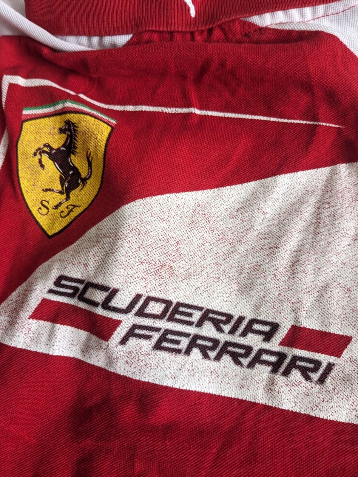 Ferrari F1 - Team Issue Zip Up Polo Shirt - Small