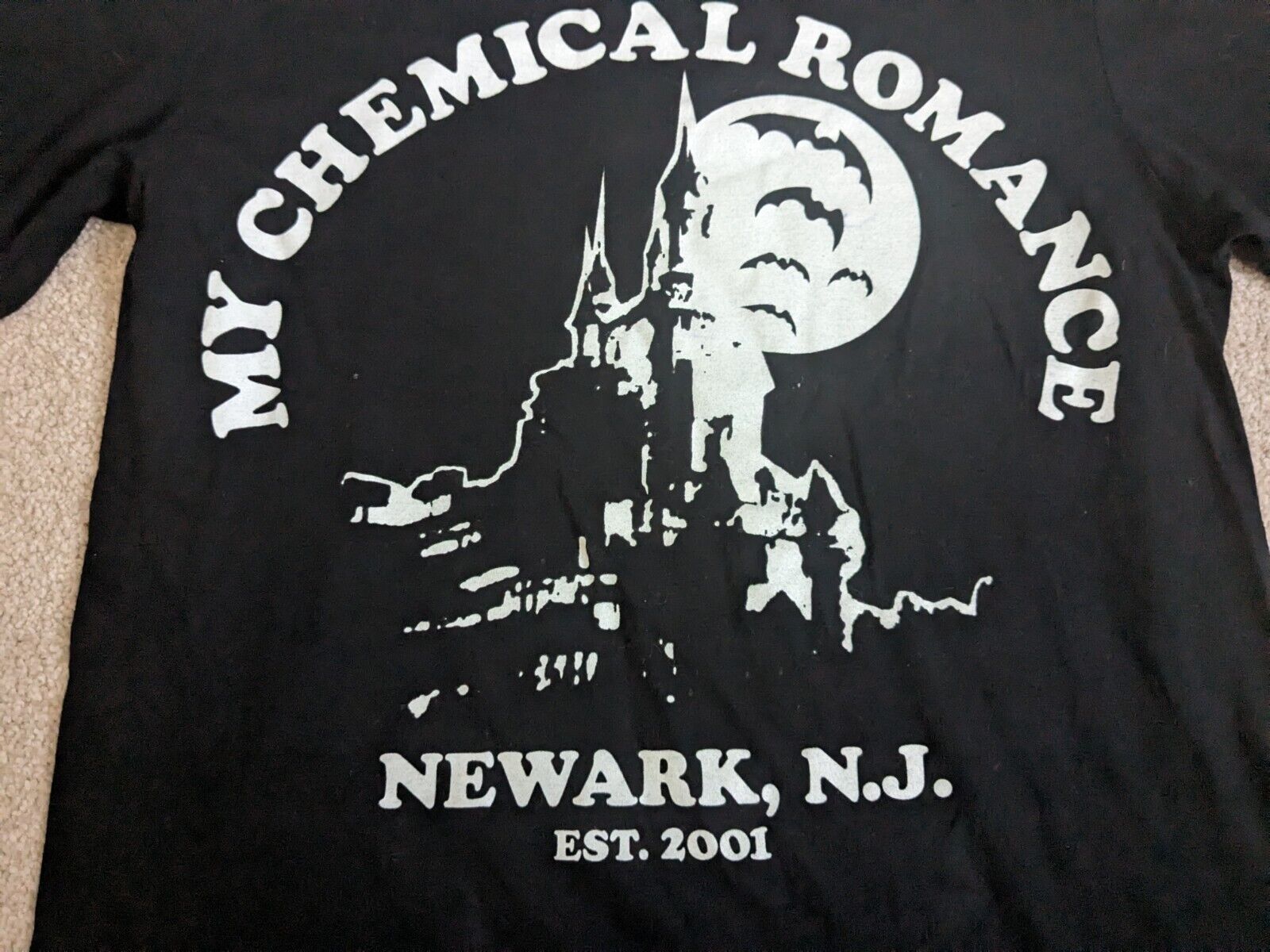 My Chemical Romance Glow-In-The-Dark 2022 Tour T Shirt Newark NJ - S - MCR