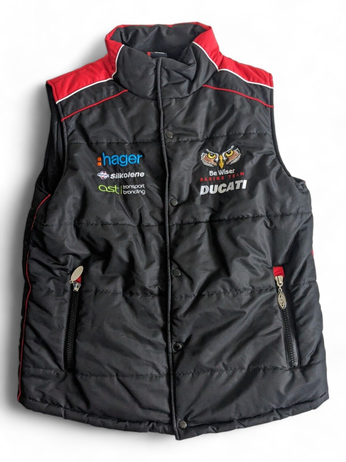 Ducati PBM Be Wiser Racing - Gilet Bodywarmer Jacket - Large