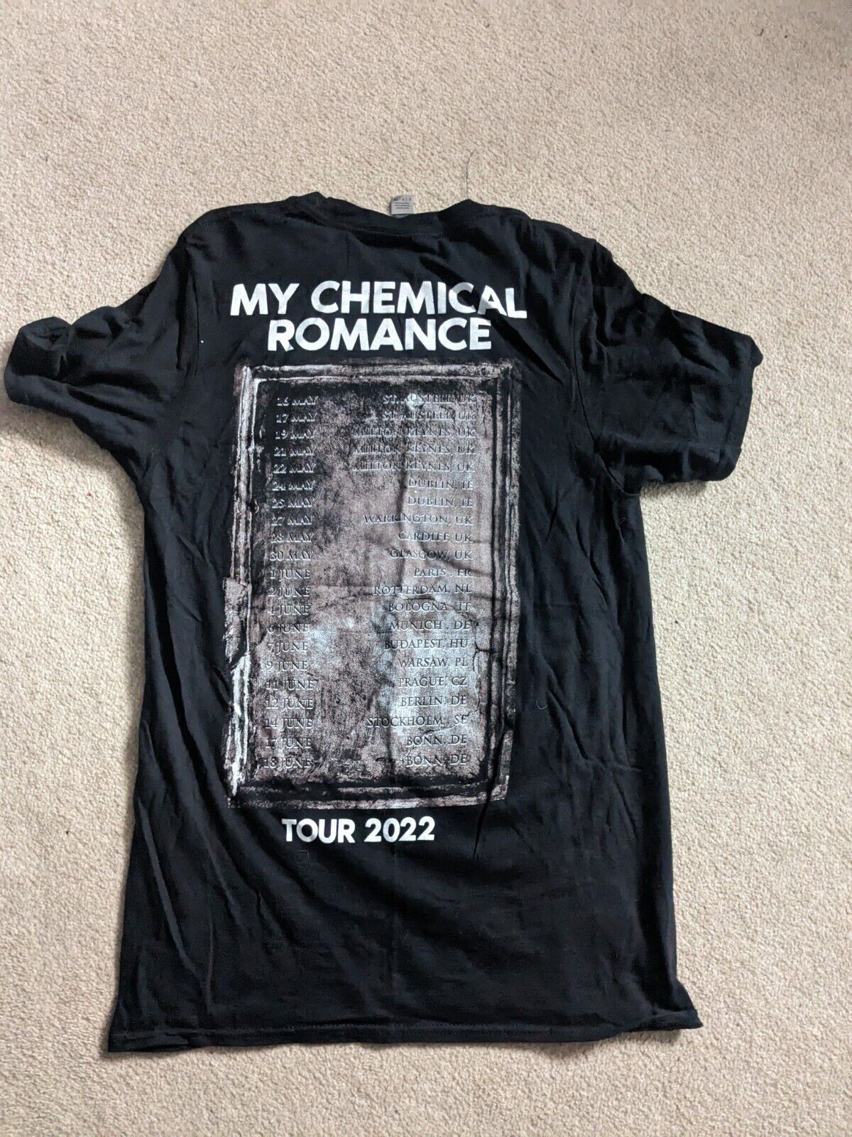 My Chemical Romance - Demolition Stone Lovers T-Shirt - Small - 2022 Tour