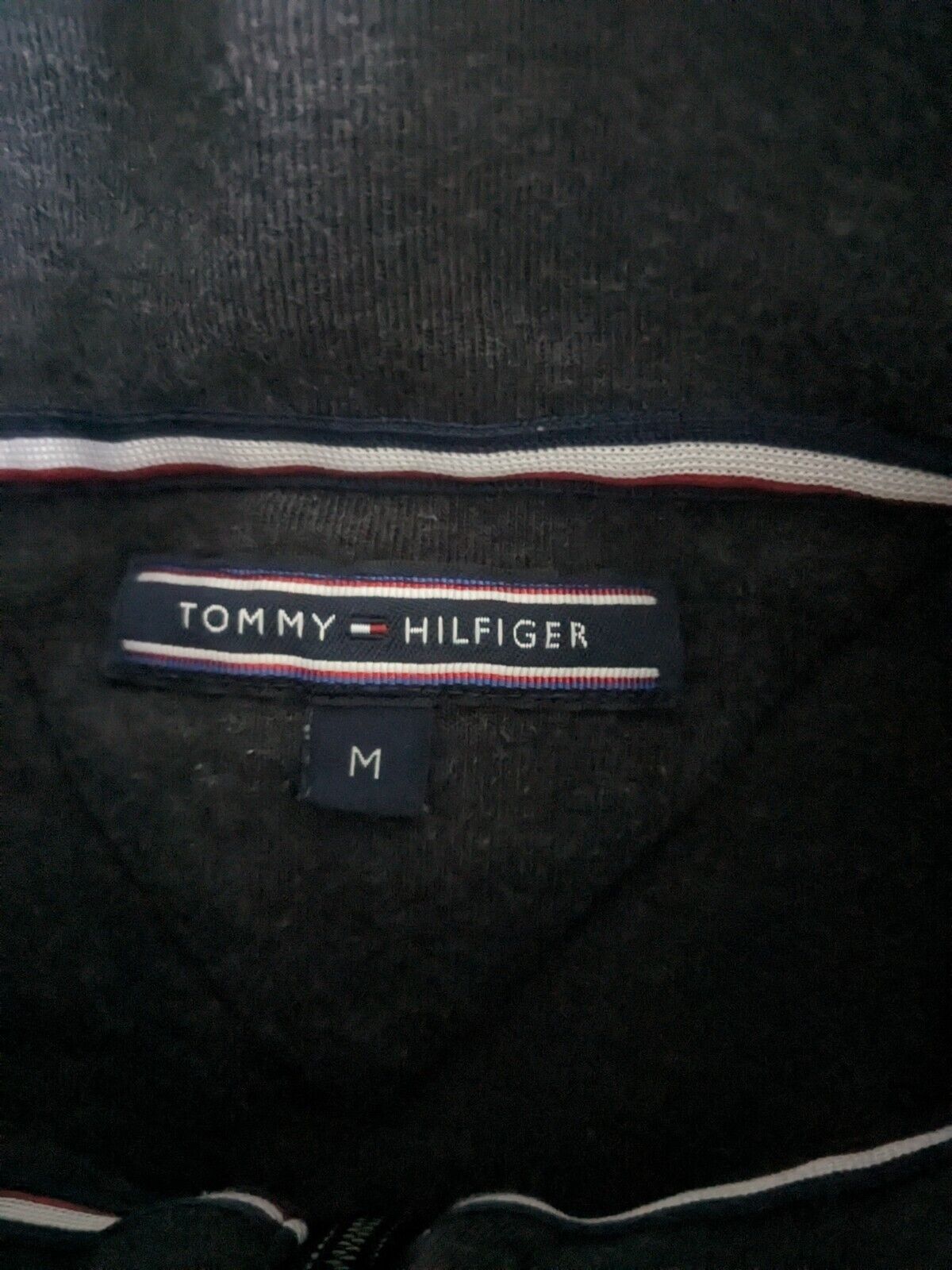 Mercedes F1 - 1/4 Zip Fleece Jacket Team Issue Tommy Hilfiger - Medium