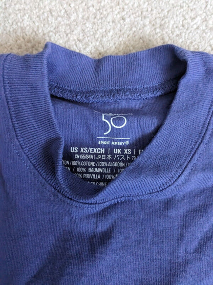 Walt Disney World 50th Anniversary Spirit Jersey Purple Size XS