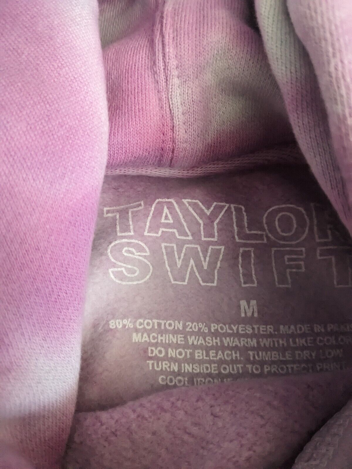 Taylor Swift To My Lover Tie Dye hoodie sweatshirt Medium