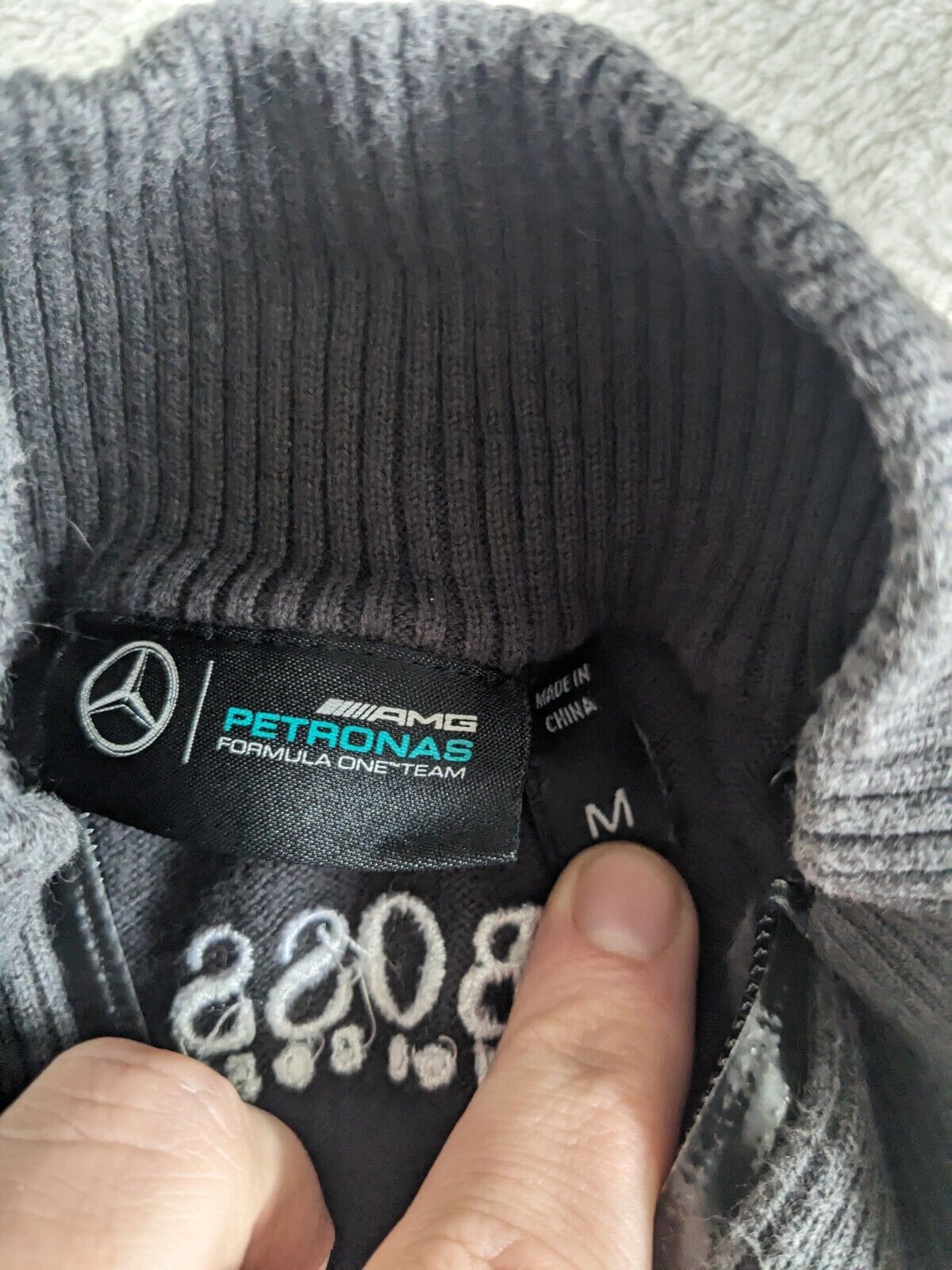 Mercedes F1 - 1/4 Zip Fleece Jumper - Medium