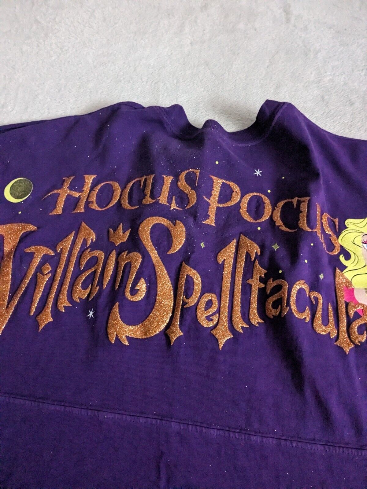 Disney Parks 2019 Hocus Pocus Villain Spelltacular Spirit Jersey Purple Medium