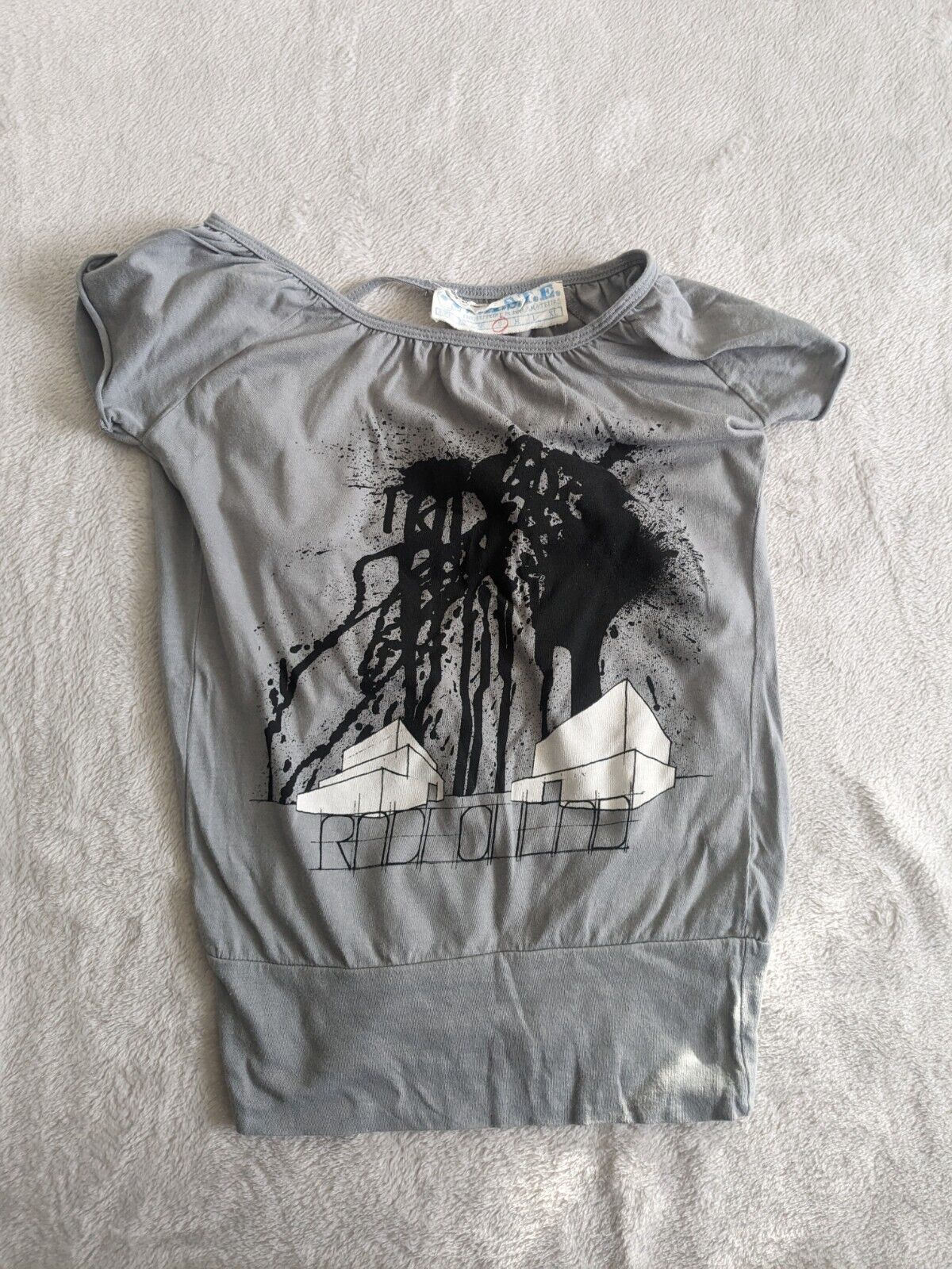 Vintage Radiohead Women’s Top - WASTE W.A.S.T.E. - Small