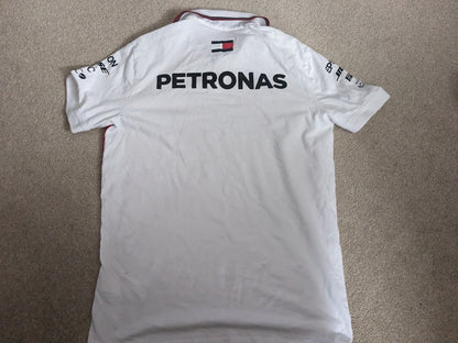 Mercedes F1 Mens Polo Shirt Size Small Lewis Hamilton George Russell