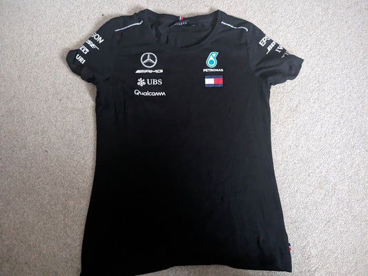 Mercedes AMG Petronas F1 T-Shirt Womens 2022 - Medium