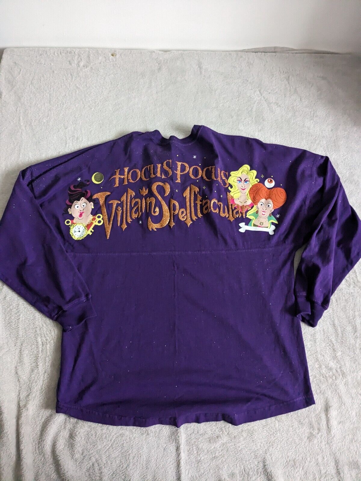 Disney Parks 2019 Hocus Pocus Villain Spelltacular Spirit Jersey Purple Medium