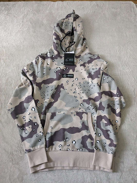 Brand New - Mercedes F1 Camo Hoodie Hooded Jacket - Small