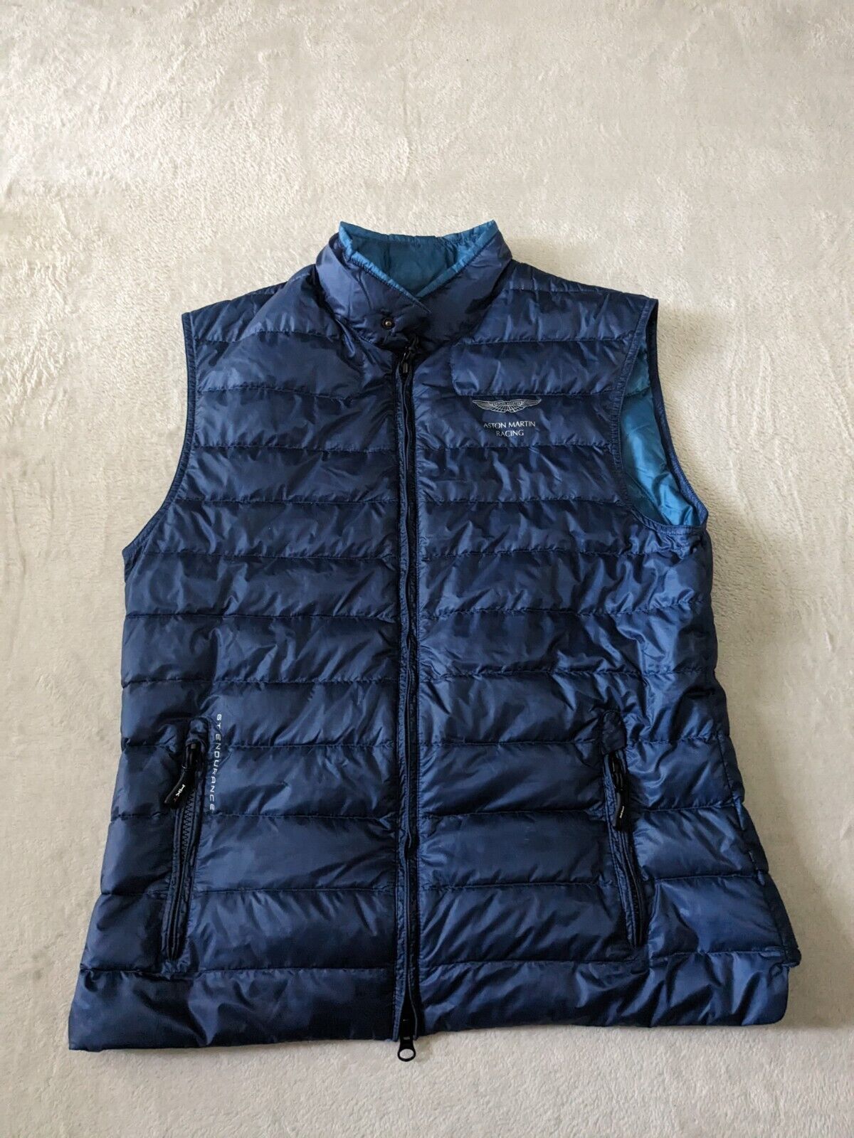 Hackett Aston Martin Racing F1 WEC Gilet Jacket - Small- Blue