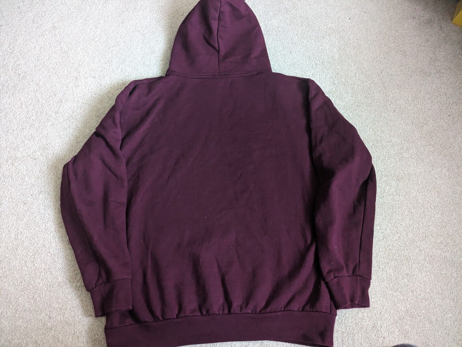 My Chemical Romance size Extra large burgundy maroon stretch jersey hoodie