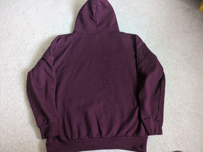 My Chemical Romance size Extra large burgundy maroon stretch jersey hoodie