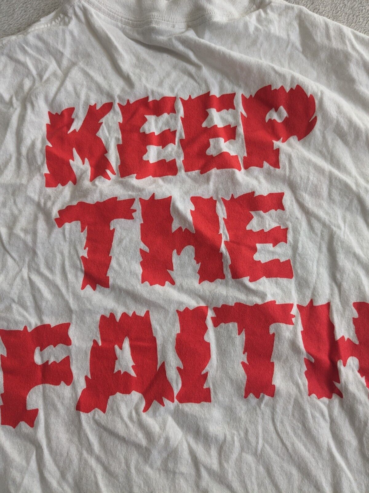 Frank Iero - Keep The Faith T-Shirt - Doublesided - My Chemical Romance - Small