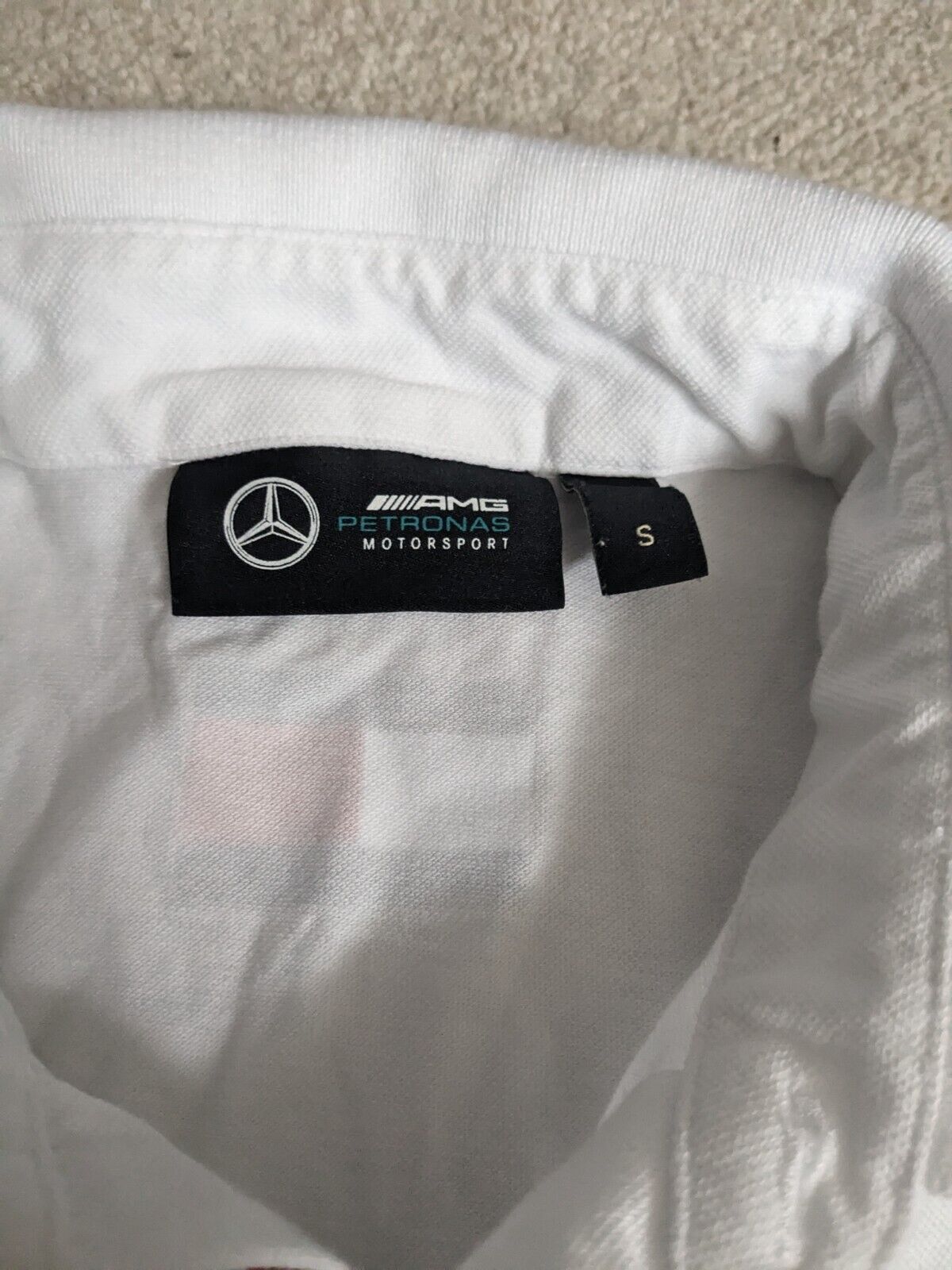 Mercedes F1 Mens Polo Shirt Size Small Lewis Hamilton George Russell