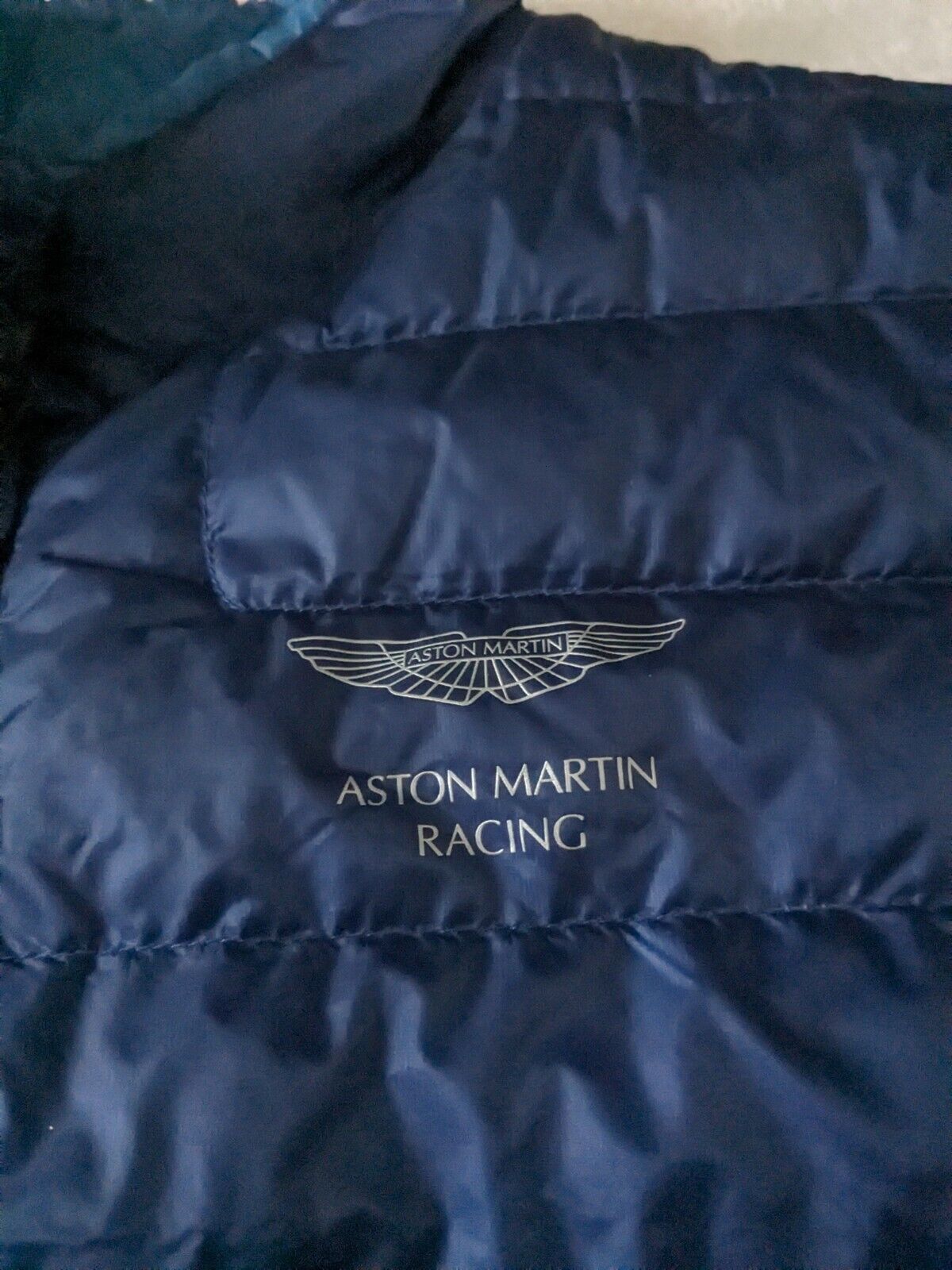 Hackett Aston Martin Racing F1 WEC Gilet Jacket - Small- Blue