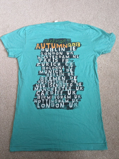 Vintage Paramore Crazy Girls 2013 Tour T-shirt Small