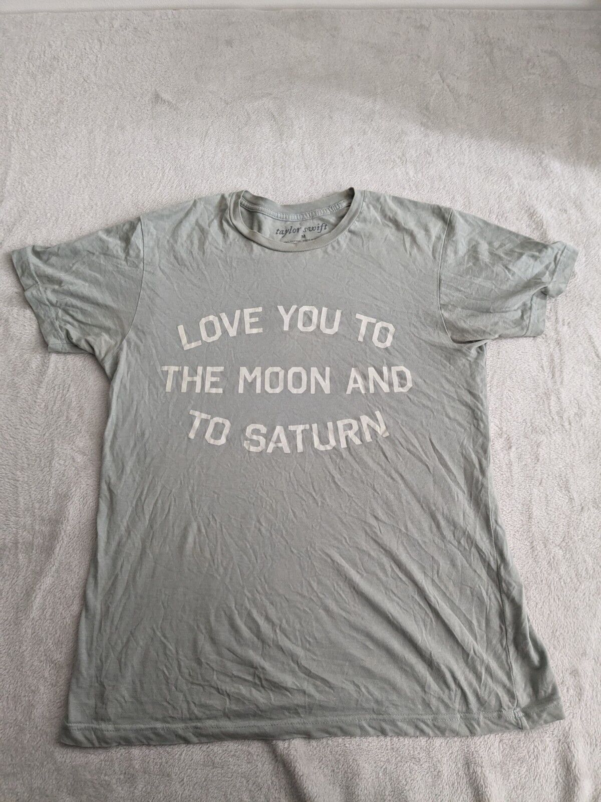 Taylor Swift - seven Love to Moon and Saturn Folklore T-Shirt - Medium