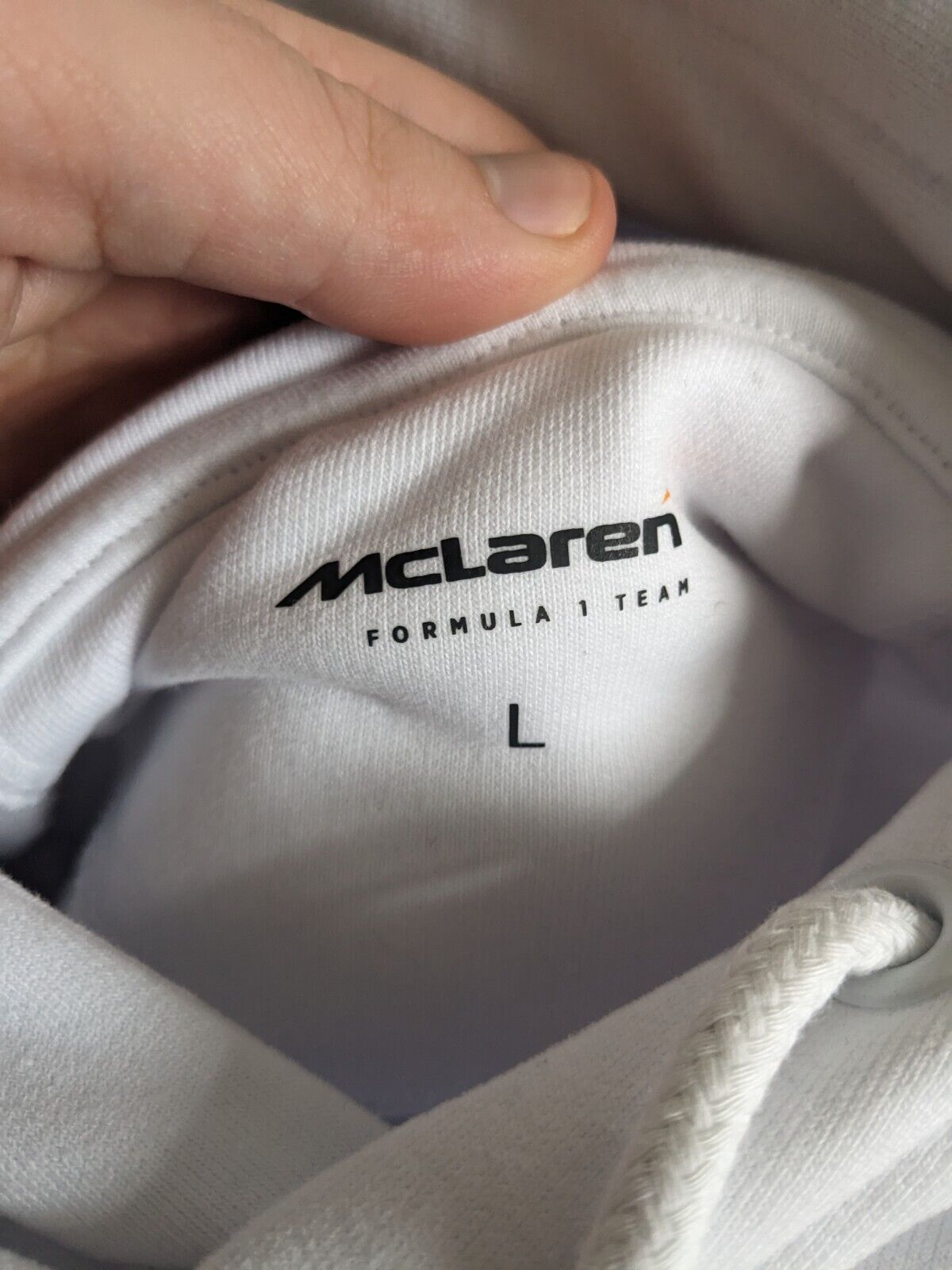 Mclaren F1 - White Hoodie - Large