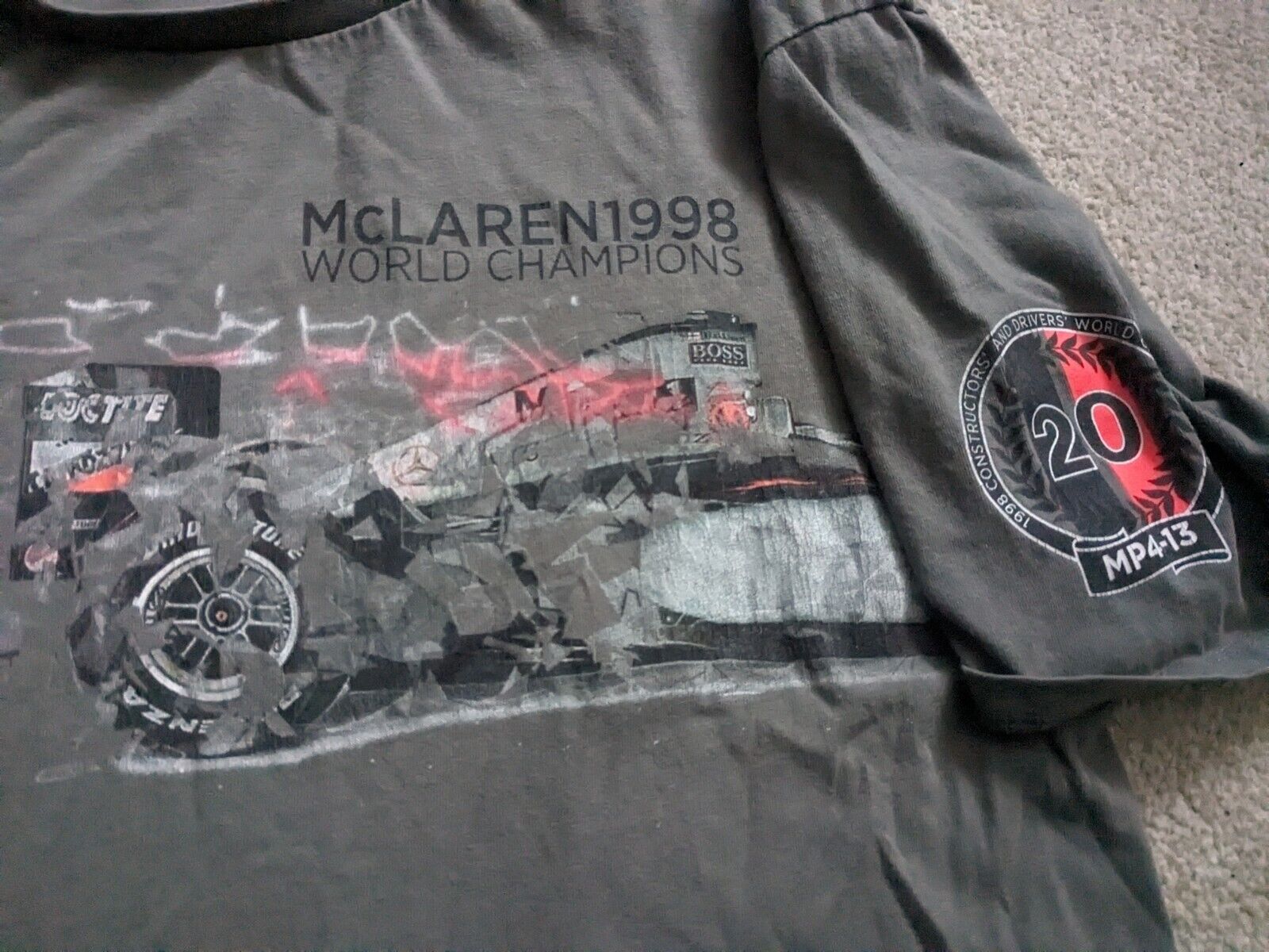 Mclaren Mercedes - 1998 Champions T-Shirt - Large