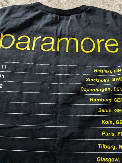 Paramore - Ignorance Name-Tag T-Shirt 2009 Tour- Small