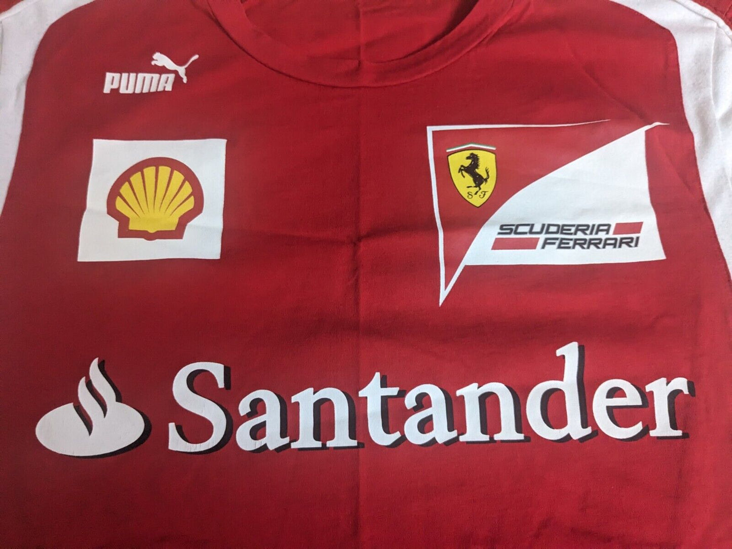 FERRARI PUMA FORMULA ONE F1 TEAM ISSUE T SHIRT XL