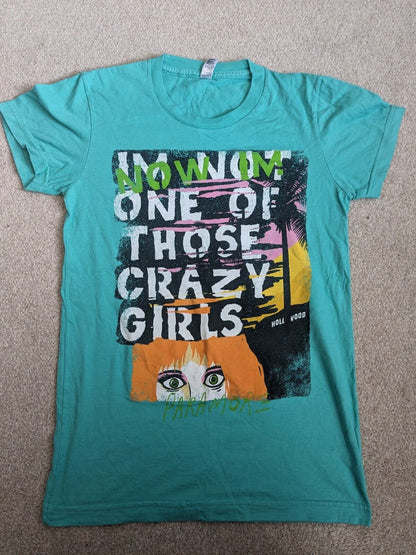 Vintage Paramore Crazy Girls 2013 Tour T-shirt Small