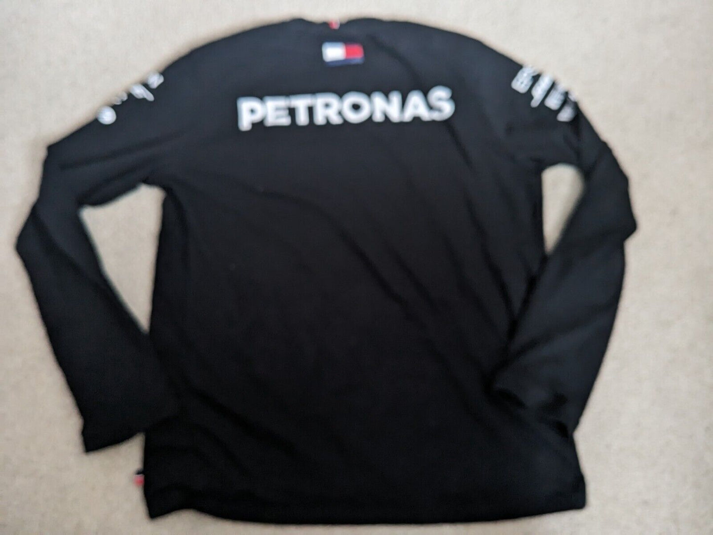 Mercedes AMG Petronas Long Sleeve Drivers Shirt Medium - Hamilton