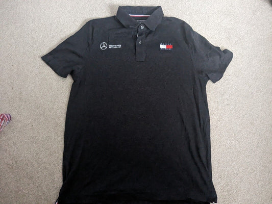 F1 Mercedes Team Issue Polo Shirt Medium Tommy Hilfiger