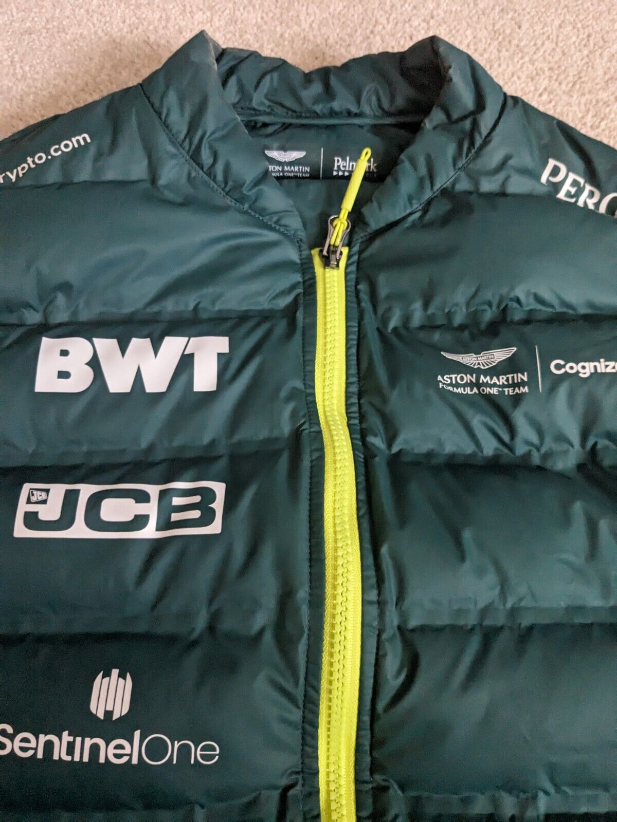 Aston Martin F1 Team Gilet - Green - XS Extra Small