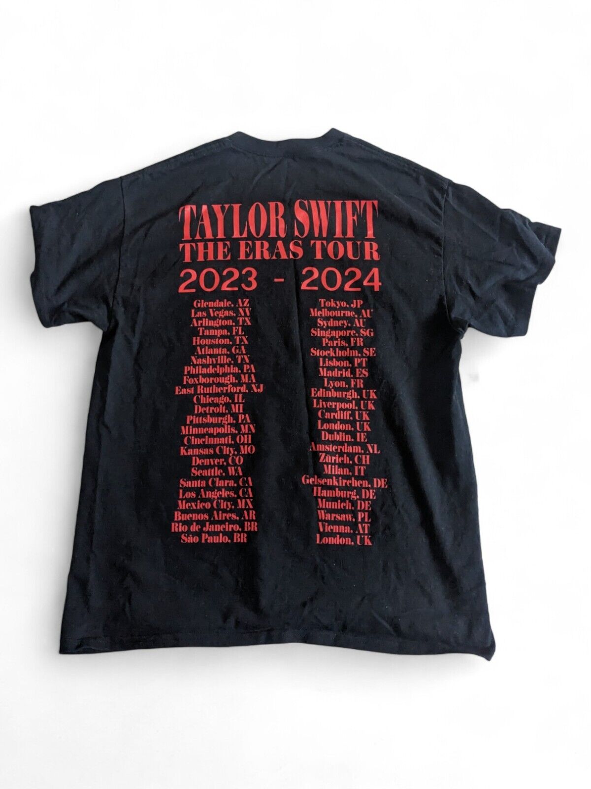 Taylor Swift - The Eras Tour T-Shirt - Large