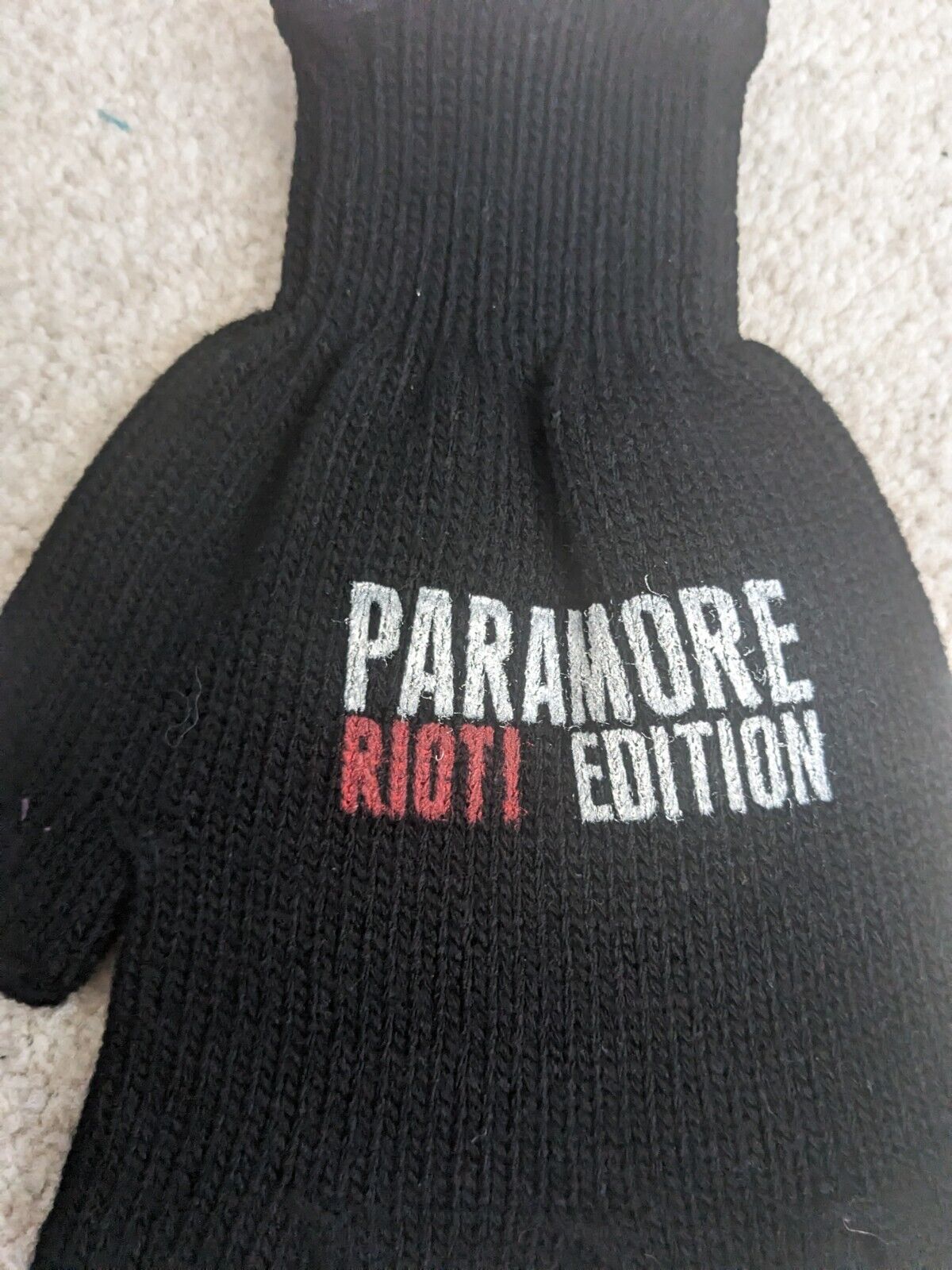 Paramore - RIOT! Edition Gloves - Extremely Rare - Tour