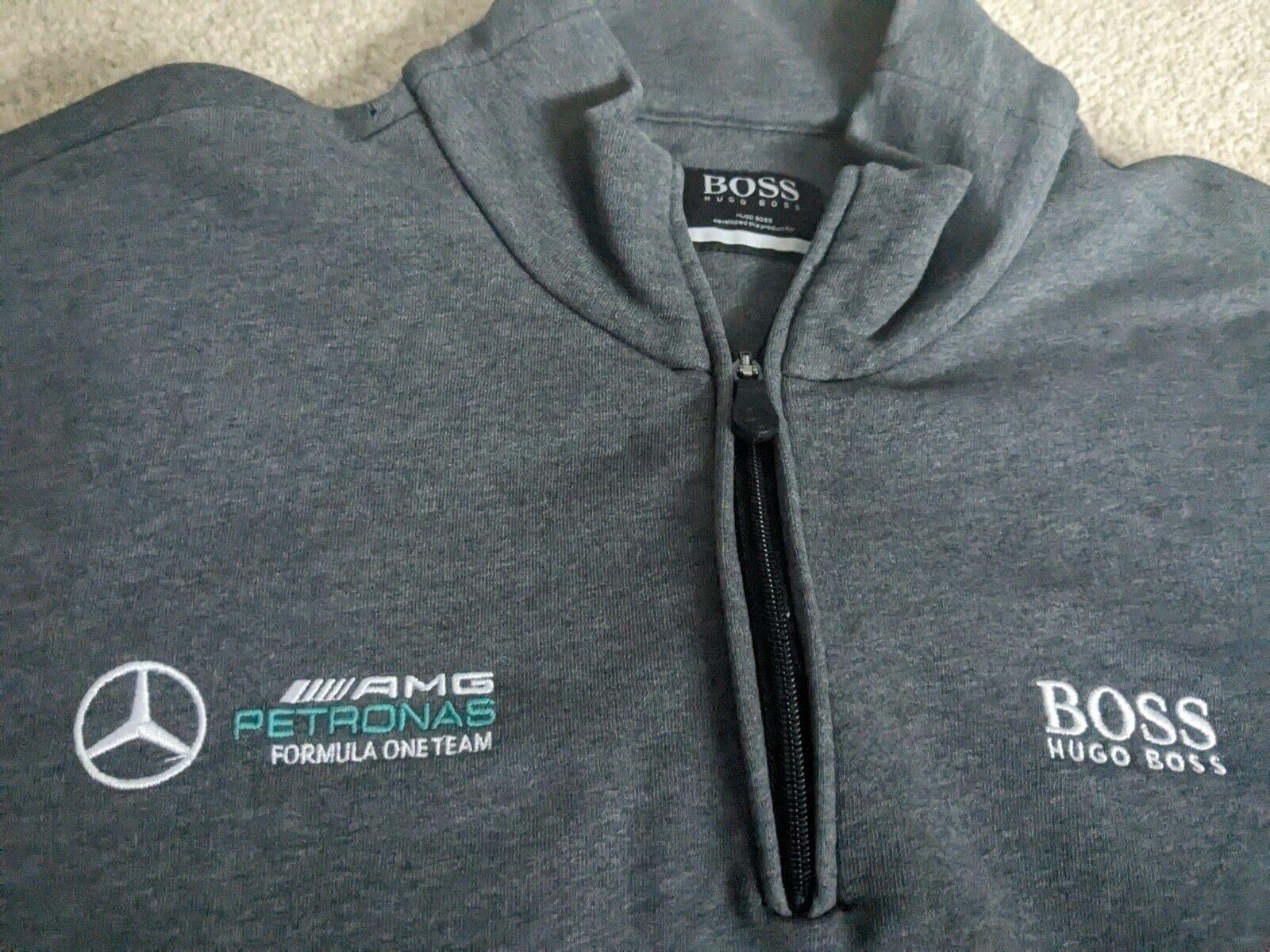 Mercedes  F1 1/4 Zip Fleece - Team Issue - Medium