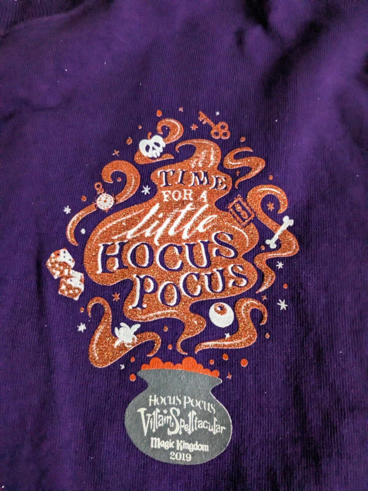 Disney Parks 2019 Hocus Pocus Villain Spelltacular Spirit Jersey Purple Medium