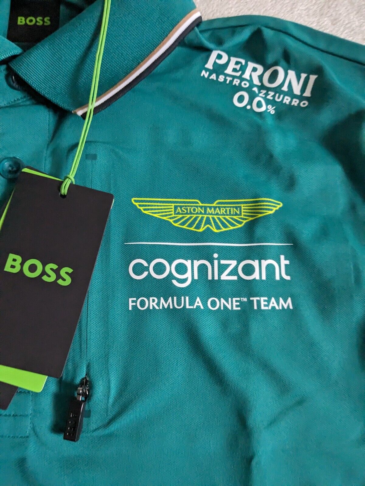 Brand New - Aston Martin Racing F1 - Team Issue Polo Shirt - Medium