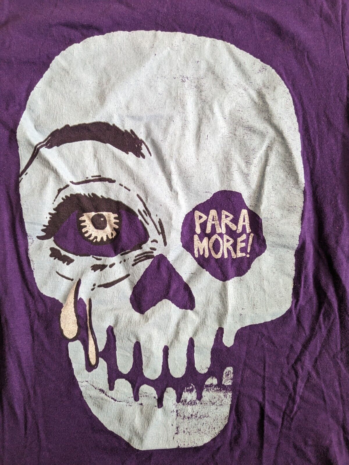 Paramore - Purple Skull T-Shirt - XS