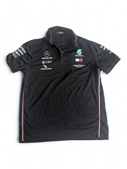 Mercedes F1 - Team Issue Tommy Hilfiger Polo Shirt - Large