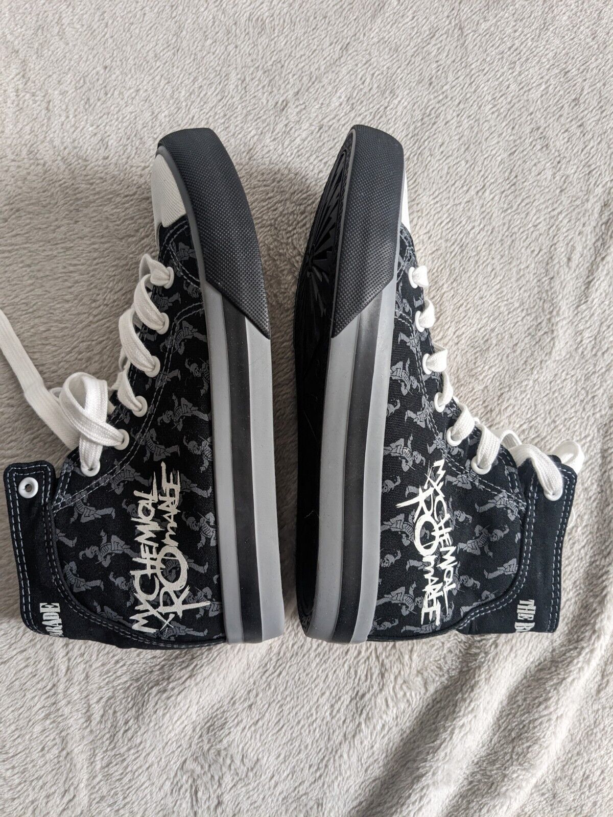 My Chemical Romance - Official Black Parade High-Top Trainers Sneakers - UK 4.5