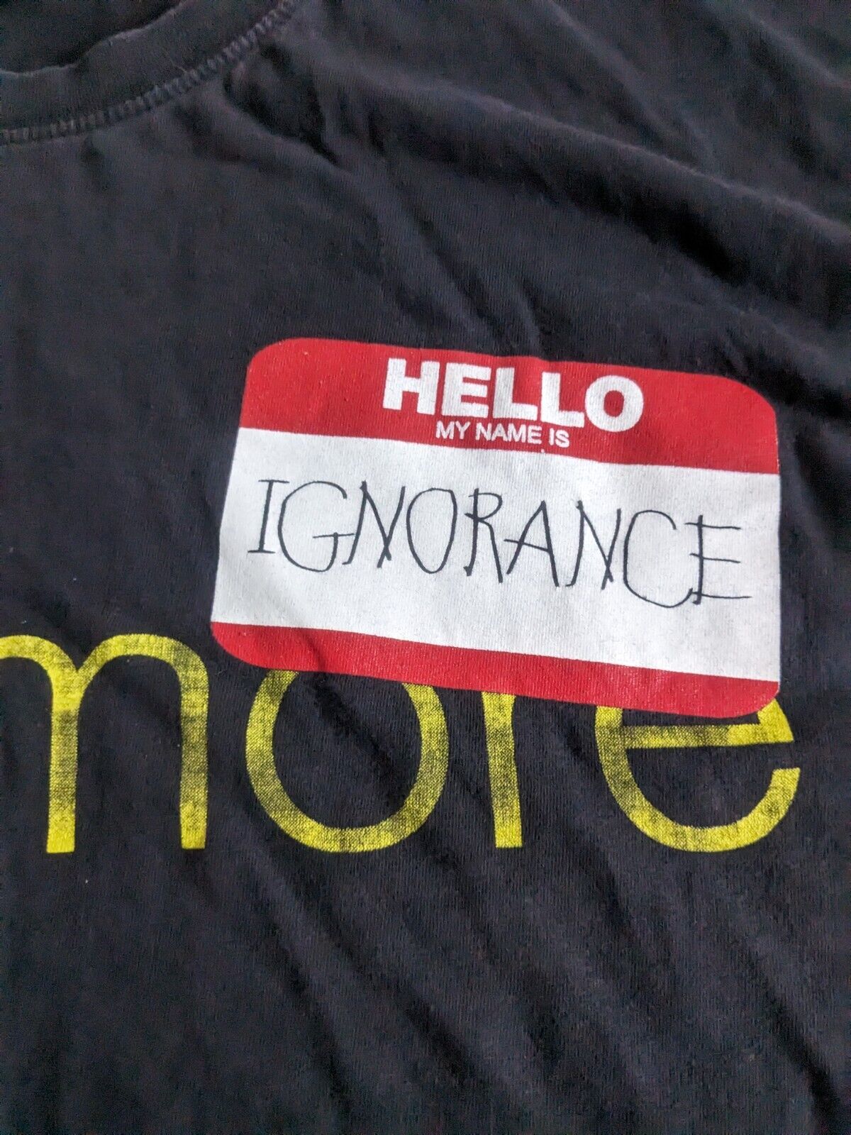 Paramore - Ignorance Nametag Tour T-Shirt - Small