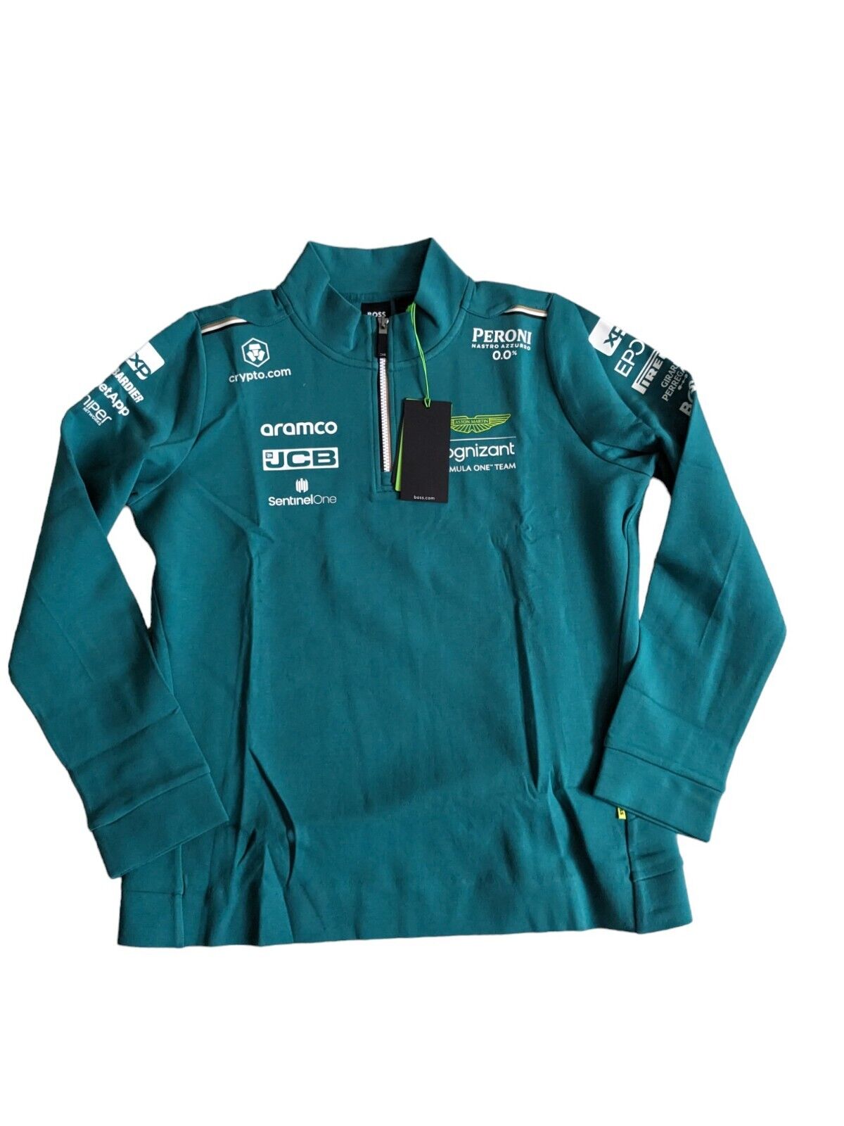 Aston Martin Racing F1 - Team Issue 1/4 Zip Fleece Jacket - 2023 - XL