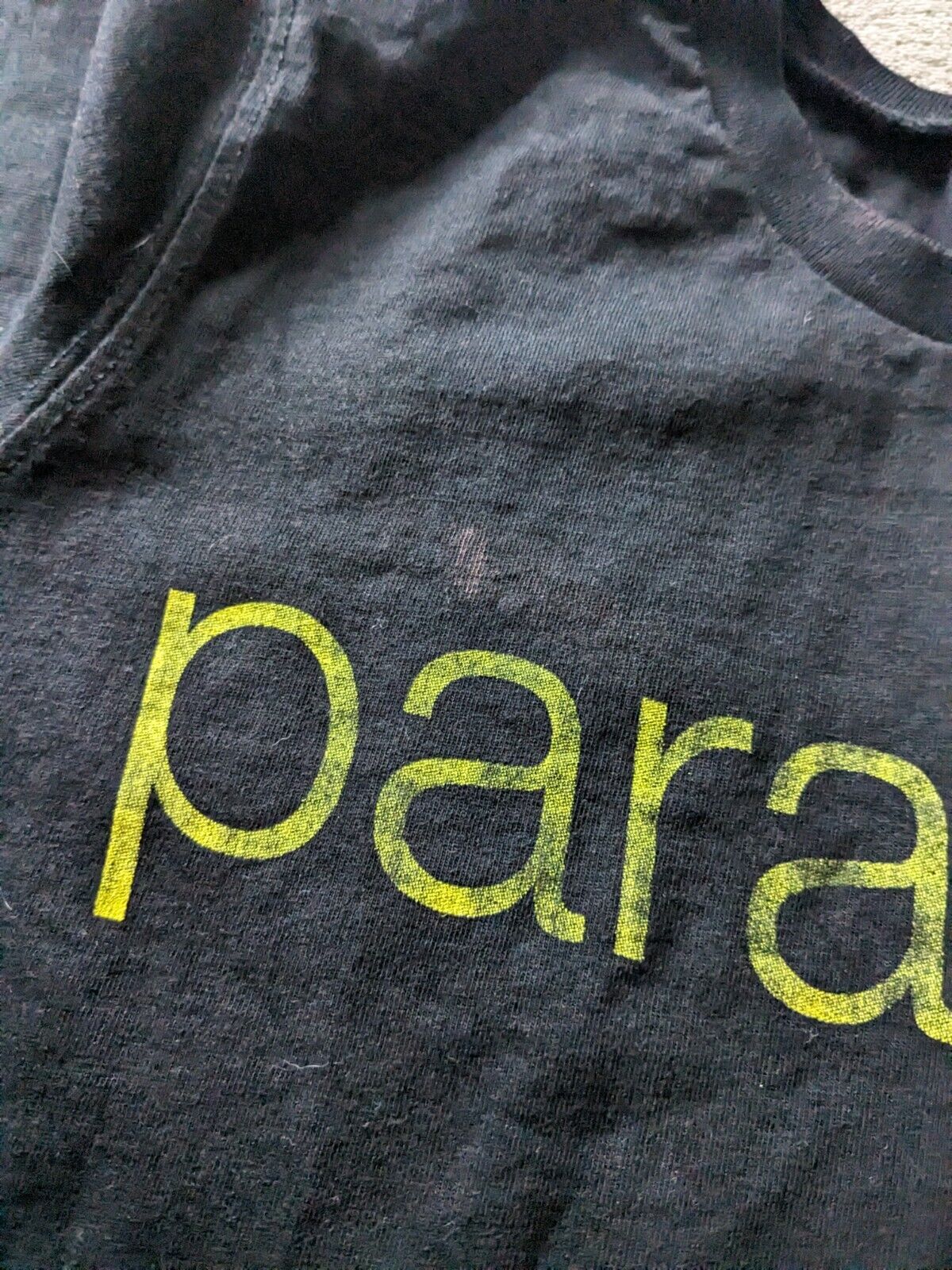 Paramore - Ignorance Name-Tag T-Shirt 2009 Tour- Small