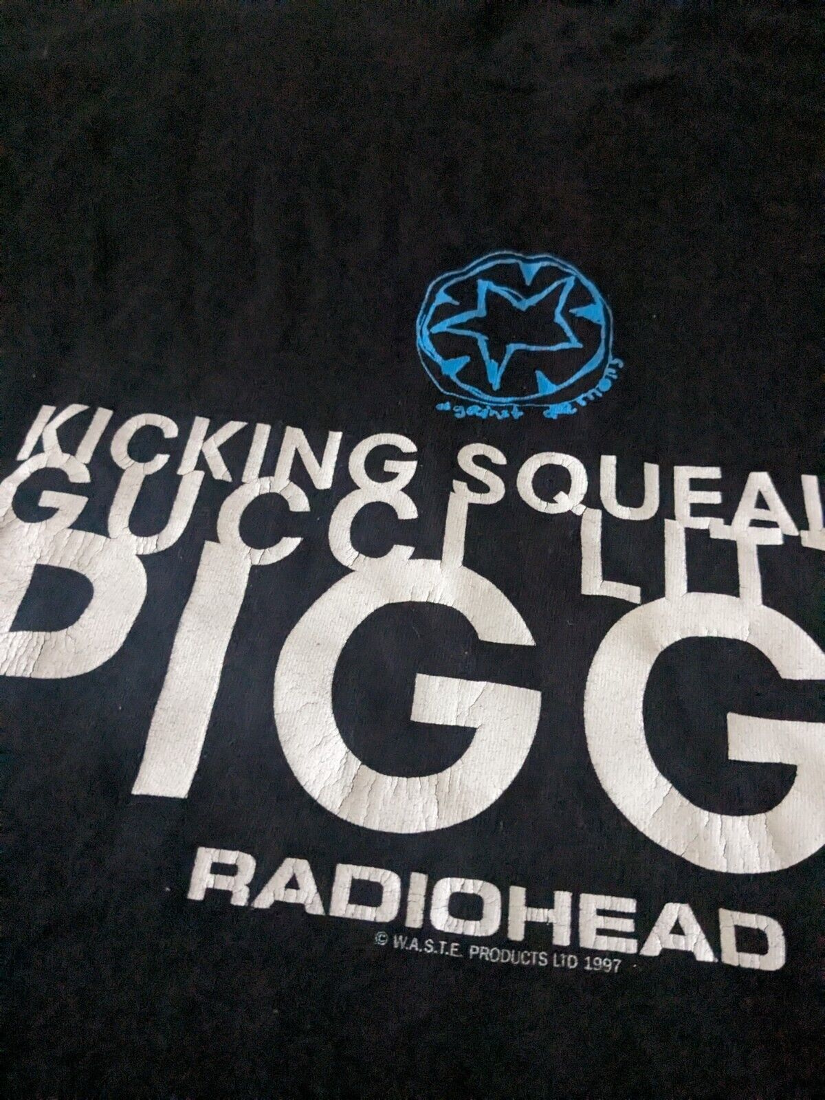 Radiohead – Vintage WASTE Paranoid Android Piggy T-Shirt – XL